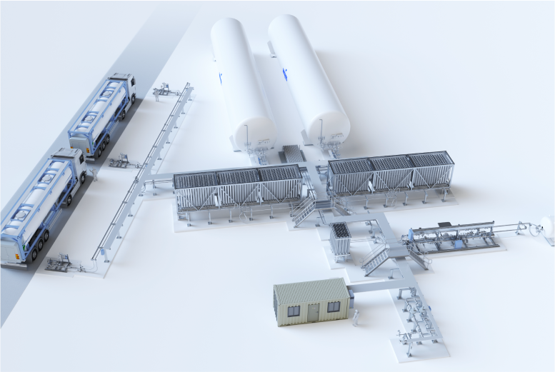 Packaged regasification systems