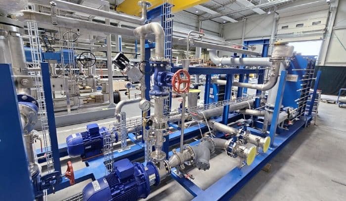 CO₂ production plant 